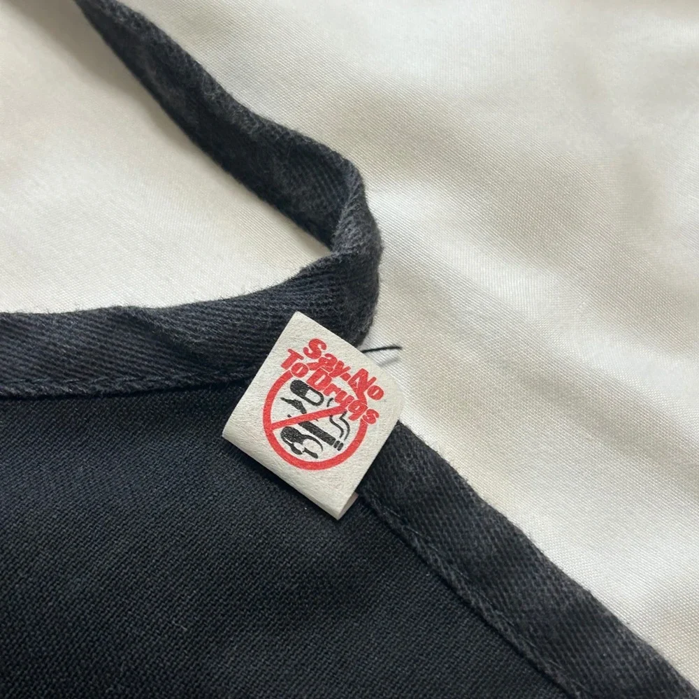 Vintage Calvin Klein Black Apron Logo 3-Pocket Made in USA Adjustable Strap